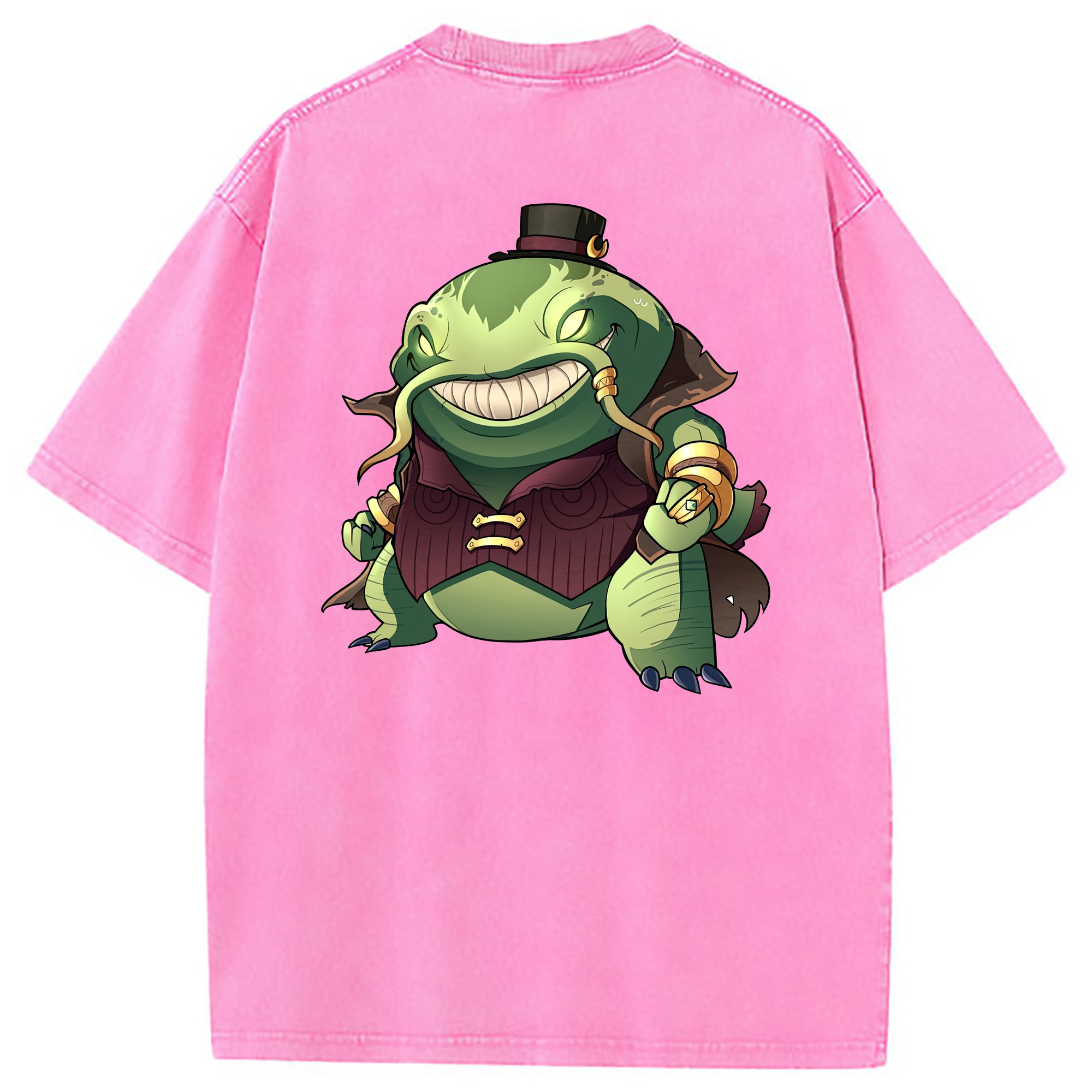（画像用） リーグ・オブ・レジェンド League of Legends LOL 綿100% ヴィンテージ風 半袖Tシャツ（背面プリント）